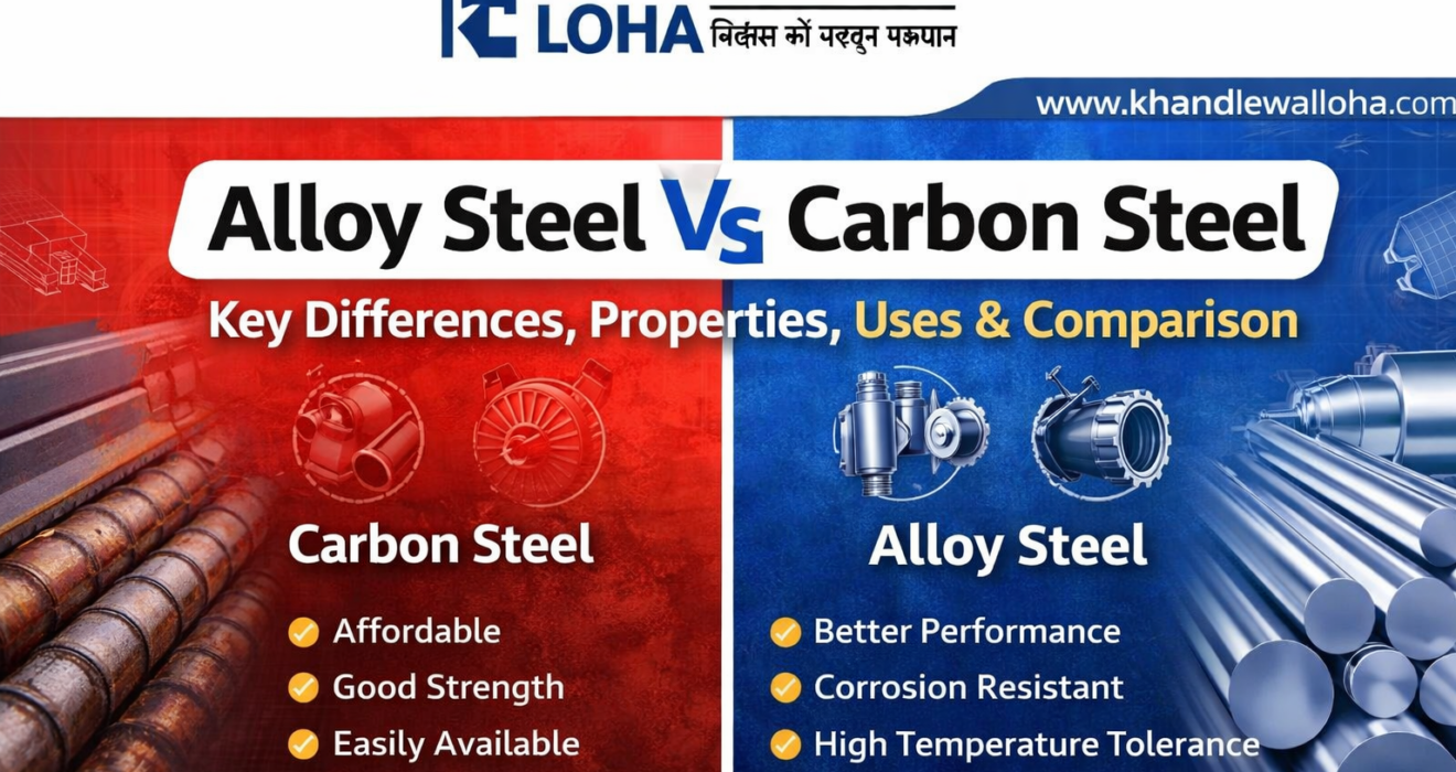Alloy Steel Vs Carbon Steel: Key Differences, Properties, Uses & Comparison